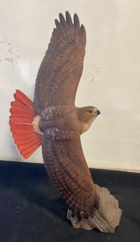 Wild Wings Red-Tailed Hawk Figurine by Jim Killen, 12" Hand-Painted Resin, Item 8208519527 ( SP14 )