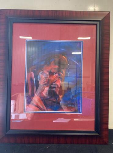 Original Gabriego (Gabriel Riego De Dios) Acrylic Portrait "Empoy" 24x20&rdquo; in, 2012, Framed ( SP5 )