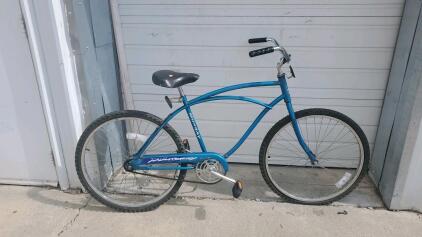 Murray Monterey Cruiser Bike, Single Speed, 26" Wheels, Coaster Brake, Blue Steel Frame