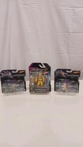 Disney Pixar Lightyear Hot Wheels XL-01 & XL-15 Die-Cast Ships + Mattel XL-12 Buzz Lightyear Figure