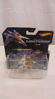 Disney Pixar Lightyear Hot Wheels XL-01 & XL-15 Die-Cast Ships + Mattel XL-12 Buzz Lightyear Figure - 3