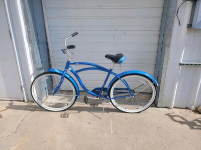 Schwinn Legacy Cruiser Bicycle, 26" Wheels, Single Speed, Metallic Blue