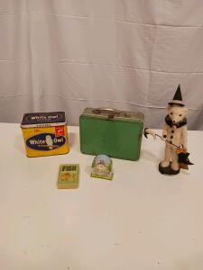 Vintage White Owl Squires Tobacco Tin and More