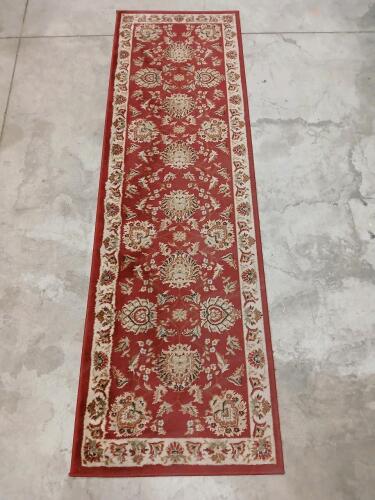 Well Woven Timeless Collection Abbasi Red Runner Rug 2'3" x 7'3" Polypropylene