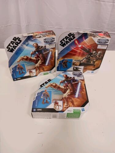 Star Wars Mission Fleet Eopie with Ben Kenobi & Hover E-Web Cannon with Mandalorian, Sealed