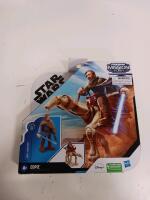 Star Wars Mission Fleet Eopie with Ben Kenobi & Hover E-Web Cannon with Mandalorian, Sealed - 2