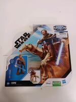Star Wars Mission Fleet Eopie with Ben Kenobi & Hover E-Web Cannon with Mandalorian, Sealed - 4