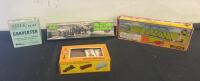 HO Scale Model Train Lot: Atlas Warren Truss Bridge, Cox Sea Land Boxcar, Plasticville #2601 ( SP2 )