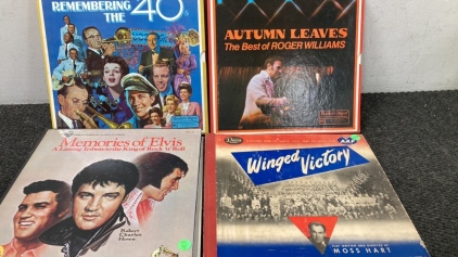 Vinyl Record Sets Including ‘Memories of Elvis, A Lasting Tribute …’ and three other record sets