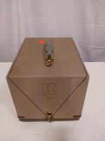 Keystone 511 Slide Projector, Keytar 5" Lens, Original Case, 1950s Metal Body - 2