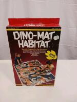 Dino-Mat Habitat Kaneco 4x5ft Dinosaur Playmat 1988 Non-Toxic, With Booklet, Box #7777 - 2