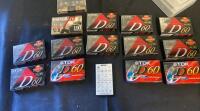 TDK D60 & Maxell XLII Audio Cassette Lot (15), Bose Remote, Storage Cases, Songbook, Thorogood Tape ( R6) - 2