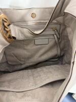 Michael Kors Nolita Large Pebbled Leather Hobo Shoulder Bag, Light Sand, Gold-Tone Hardware - 4