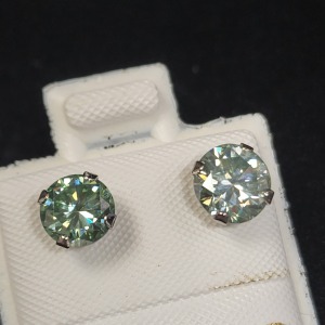 $1465 10K Moissanite(1.5ct) Earrings