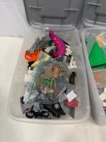 LEGO Assorted Lot: 2 Bins, Includes Baseplates - 2