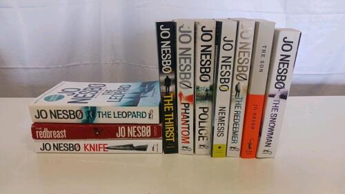 Jo Nesb&oslash; 10-Book Set &ndash; Harry Hole Series & The Son, Paperback, Crime Thrillers Collection
