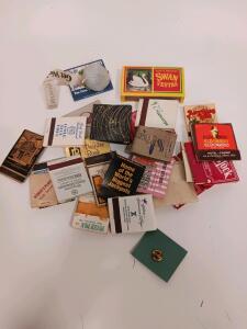 Vintage Matchbook Lot &ndash; 23 Advertising Matchbooks, Casinos, Hotels, Swan Vestas, 1960s&ndash;80s