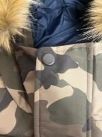 Tommy Hilfiger Men's Camouflage Puffer Jacket with Detachable Faux Fur Hood, Size S - 5