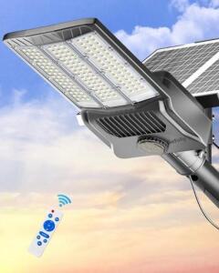 Solar Street Lights Outdoor, 800000LM Commercial Parking Lot Light