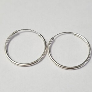 Silver Hoop Earrings