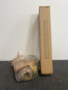 31.5" Modern Vertical LED Wall Light, 24W, 1241lm, IP65 Waterproof, 3000K Warm, Matte Black