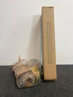 31.5" Modern Vertical LED Wall Light, 24W, 1241lm, IP65 Waterproof, 3000K Warm, Matte Black