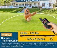 FULLPET 3-In-1 Wireless Dog Training System &ndash; Electronic Collar, Wireless Fence & Barrier - 3