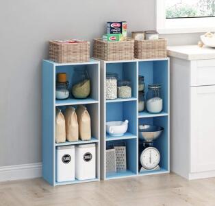 Furinno LUDER Book Shelf, 5-Cube Bookshelf