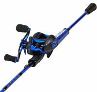 (2) OneBass ALFEN Baitcasting Combo, 7&rsquo; Medium-Heavy Rods, Left & Right Handed - 4