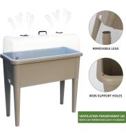 Dexceder 32 Gallon Self-Watering Raised Garden Bed With Lid & Water Indicator, 30x15x26 In - 4