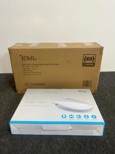 BioBidet Slim Zero Non-Electric Bidet Toilet Seat & DMI Heavy Duty Transfer Bench