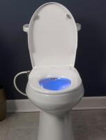 BioBidet Slim Zero Non-Electric Bidet Toilet Seat & DMI Heavy Duty Transfer Bench - 7