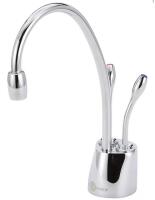 InSinkErator F-HC1100C Chrome Hot & Cold Water Dispenser Faucet, Gooseneck Spout, 5-Year Warranty And Premium Elongated Toliet Seat Round (Retails online $350!) - 2