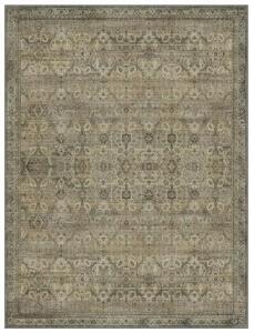 Vintage Style 12'x9' Washable Non-Slip Area Rug, Multicolor Oriental Floral, Barn Juna GEG2