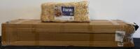8-Compartment Solid Wood Chicken Nesting Box, 50.2" Wide, With FloraCraft Barley Straw Bale - 8