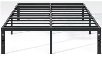 JETO Metal Bed Frame,Queen Size Bed Frame With Storage Space