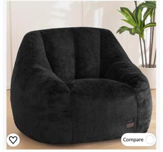 MAXYOYO Bean Bag Chair, Comfy Bean Bag Sofa With Back Support