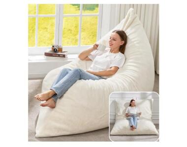 Hobestluk 3-In-1 Bean Bag Chair Giant Bean Bag Chairs For Adults