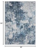8x10 Anti-Slip Backing Area Rug For Living Room, Bedroom - 2