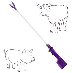 (2) Purple Rechargeable Livestock Prods