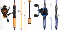 ONEBASS Spinning & Baitcasting Rod Reel Combos 7&rsquo;0" 2-Piece Medium Fast Action Graphite