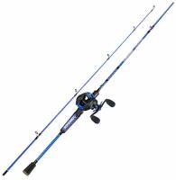 ONEBASS Spinning & Baitcasting Rod Reel Combos 7&rsquo;0" 2-Piece Medium Fast Action Graphite - 5