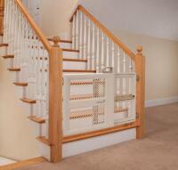 Safety 1st GA048TAPC1 Stairway Baby Gate, Hardware Mount, 27-42.5" Adjustable, Beige - 5