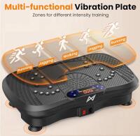 AXV FR-78 Vibration Plate, 120 Speeds, Bluetooth, Resistance Bands, Remote Control - 4