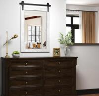 Farmhouse Bathroom Mirrors for Over Sink 26&rdquo;x40&rdquo; White - 3