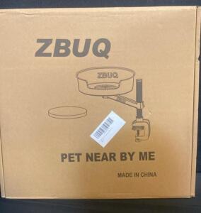 ZBUQ Clamp-On Desk-Mounted Pet Bed, Light Yellow, Plastic, Includes Cushion, Supports Up to 40 lbs New in Box