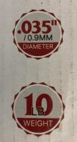 (3) YESWELDER ER70S-6 MIG Welding Wire, 0.035" Dia, 10 lb Spool, Copper-Coated Mild Steel - 3