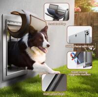 Large Insulated Pet Door for Wall, 22"x13.6" Frame + Rarasy Foldable Pet Playpen w/ Bag & (2) Pet Toy Holder Baskets - 4