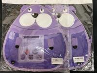 Large Insulated Pet Door for Wall, 22"x13.6" Frame + Rarasy Foldable Pet Playpen w/ Bag & (2) Pet Toy Holder Baskets - 8