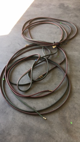 (2) 20’ Sections Of Oxy-Acetylene Hoses